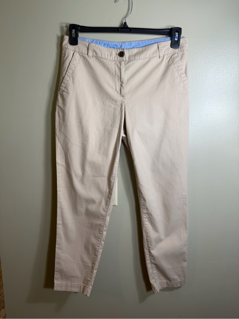 Talbots The Week-end Chino Pants 6P Petite Beige Khaki 26" Inseam